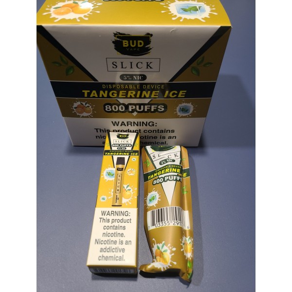 Bud Vape Slick - 800 puffs - Tangerine Ice