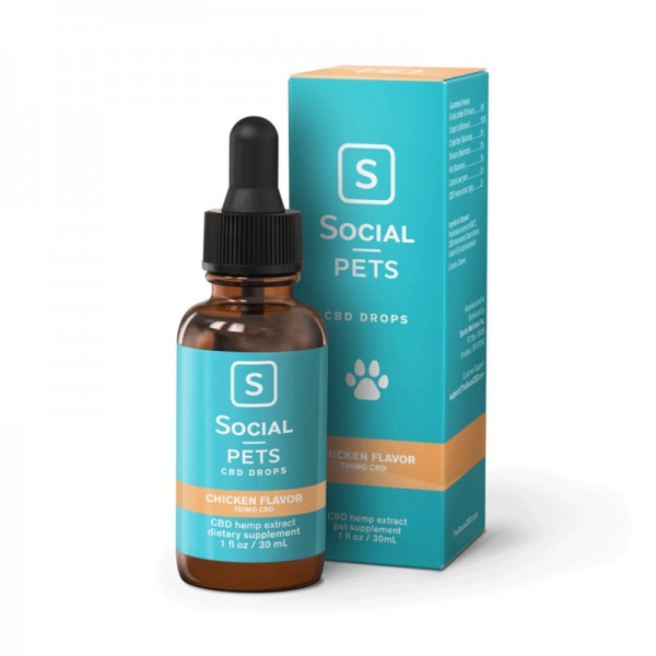 Social CBD Pet Drops 750mg