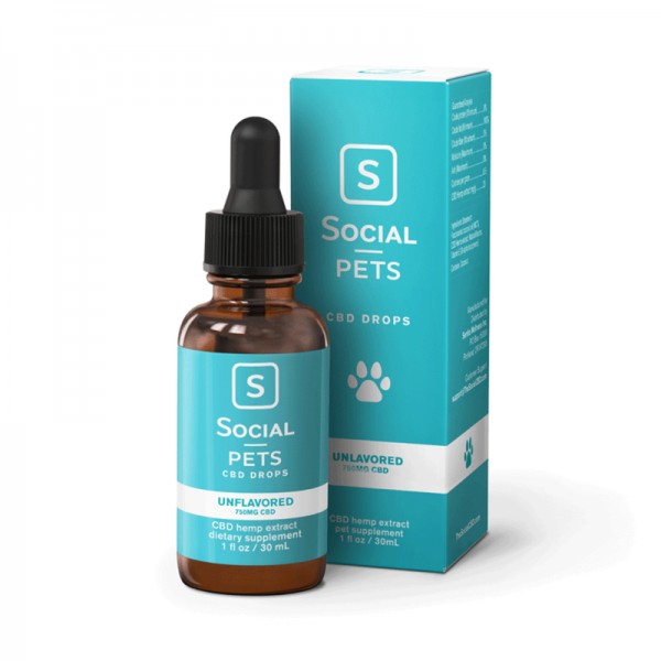 Social CBD Pet Drops 750mg