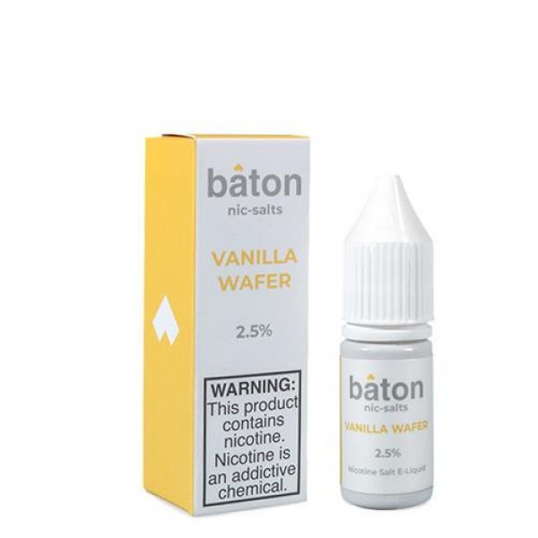 Baton Vanilla Wafer 10ml Nic Salt Vape Juice