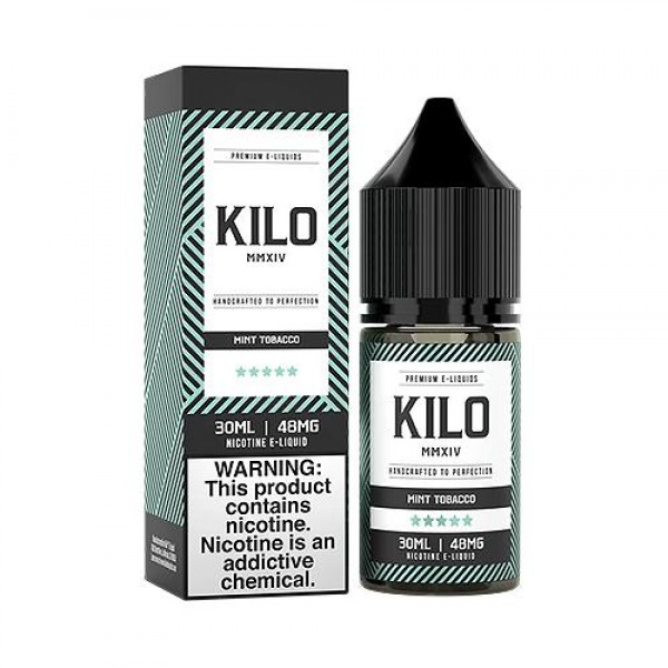 Kilo Salts Mint Tobacco 30ml Nic Salt Vape Juice