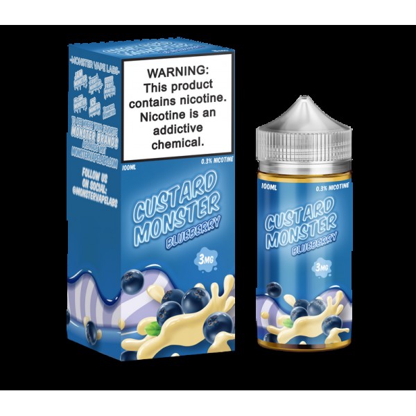 Custard Monster Blueberry Custard 100ml Vape Juice