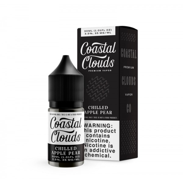 Coastal Clouds Chilled Apple Pear 30ml Nic Salt Vape Juice