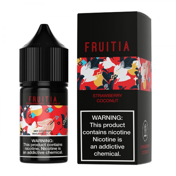 Fruitia Strawberry Coconut 30ml Nic Salt Vape Juice