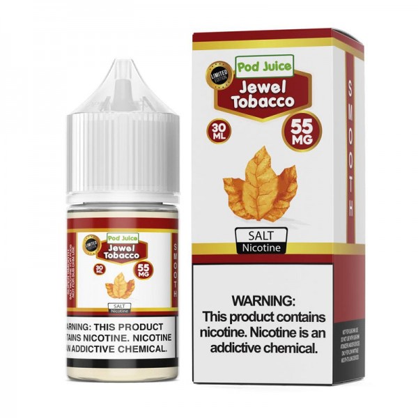 Pod Juice Jewel Tobacco 30ml Nic Salt Vape Juice